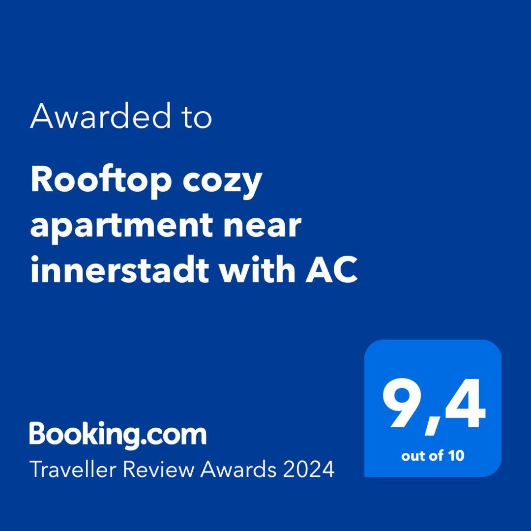 Rooftop Cozy Apartment Near Innerstadt With Ac فيينا المظهر الخارجي الصورة